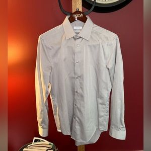 Calvin Klein Light Grey Dress Shirt